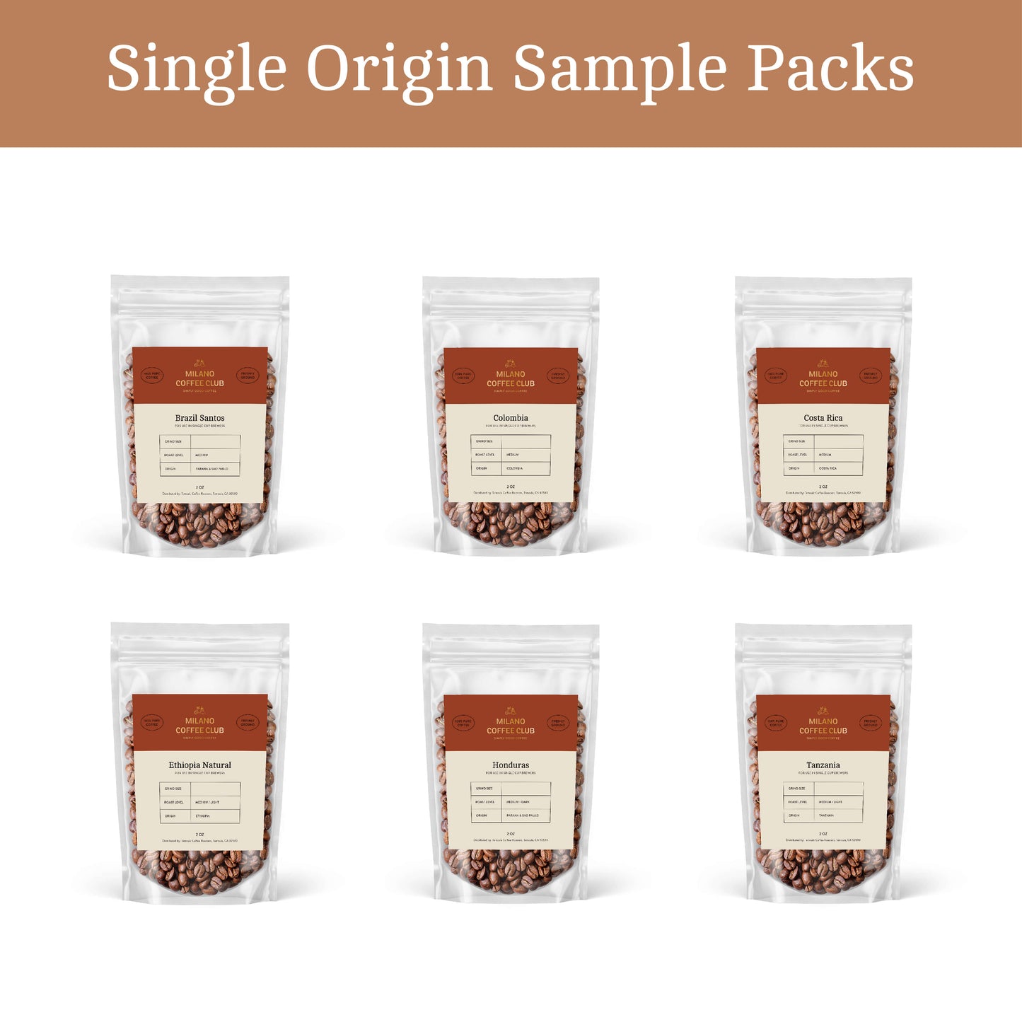Single Origin Favorites Sample Pack